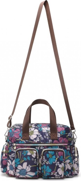Miss Lulu Kabelka Water-Resistant Flowers Navy