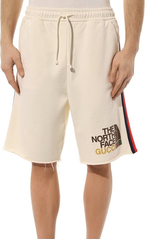 THE NORTH FACE X GUCCI Ivory kraťasy