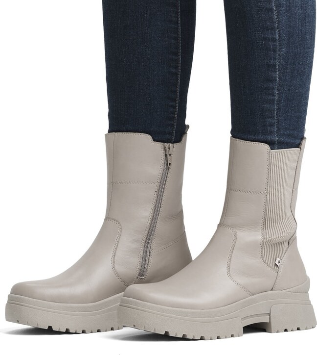 RIEKER - REVOLUTION Dámská kotníková obuv W0380-62 Rieker-R béžová