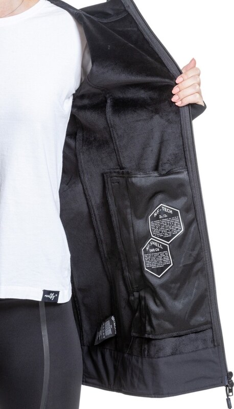 Dámský softshellový kabát Meatfly Thea černá