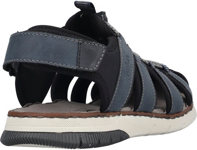 Pánské sandály v komfortním kulatém střihu Rieker 25246-14 modrá