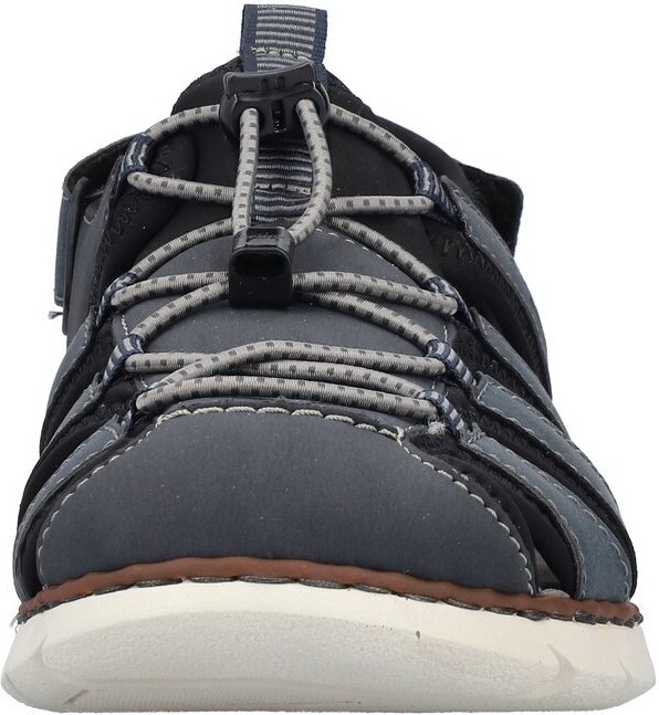 Pánské sandály v komfortním kulatém střihu Rieker 25246-14 modrá