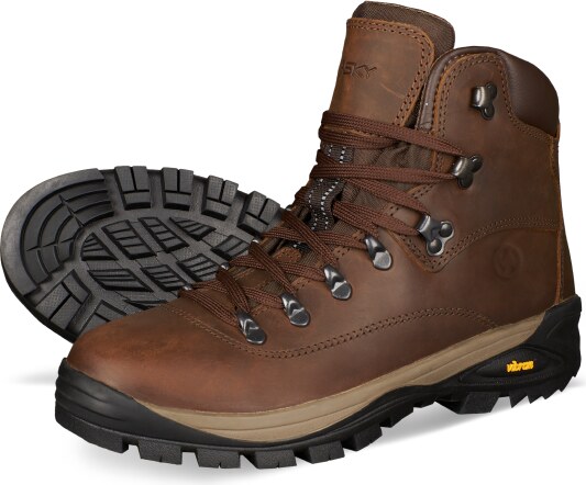 Vasky Monty Brown - Pánské kožené pohorky / turistické boty hnědé česká výroba ze Zlína