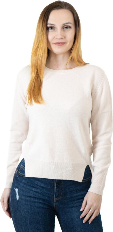 Kocca Dámský kašmírový svetr s průstřihy