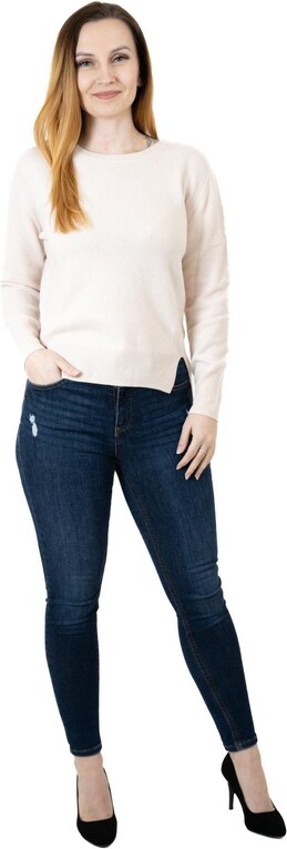 Kocca Dámský kašmírový svetr s průstřihy