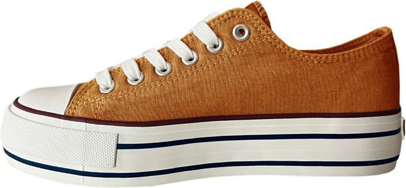 Dámské sportovní boty LCW-24-31-2216LA Hořčicová s bílou - Lee Cooper