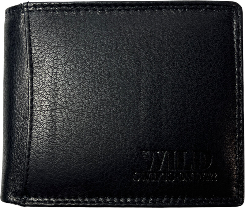 Wild Celokožená peněženka černá 0179
