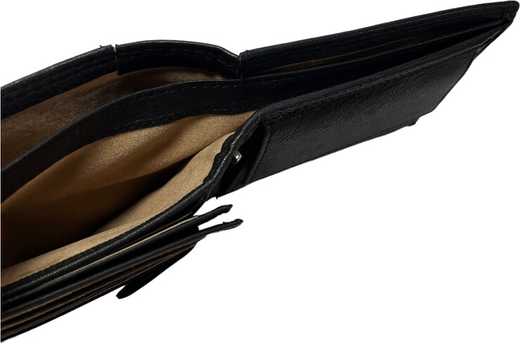 Wild Celokožená peněženka černá 0179