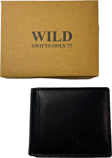 Wild Celokožená peněženka černá 0179