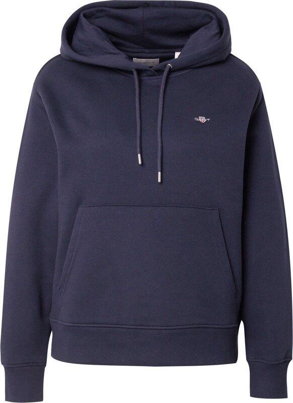 GANT Mikina marine modrá / šedá / červená