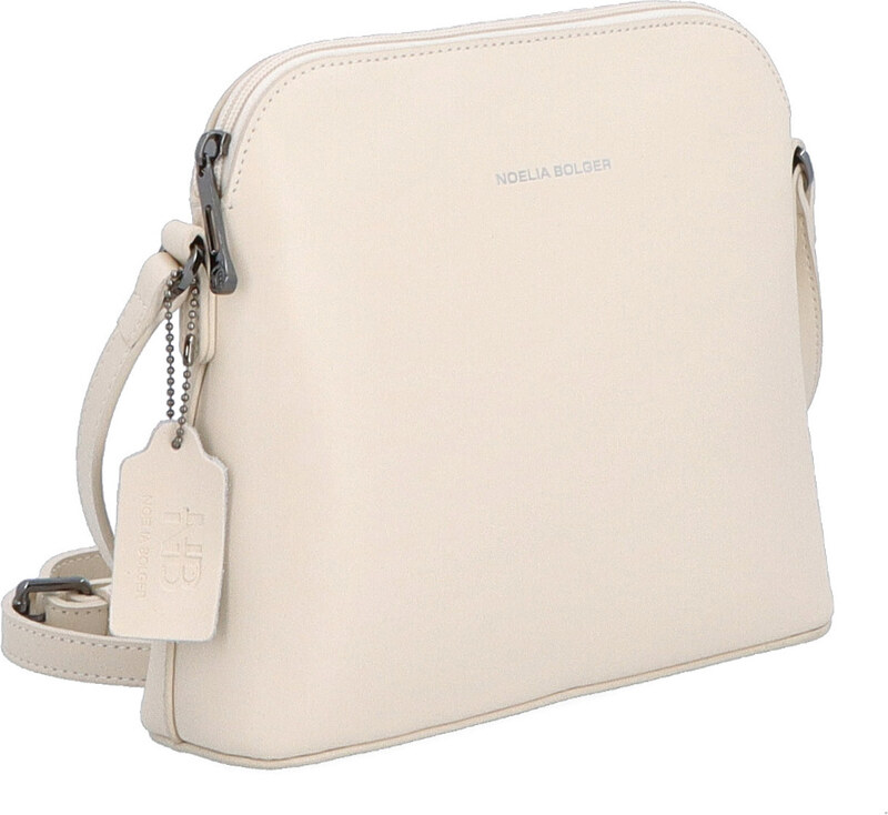 Kožená kabelka crossbody Noelia Bolger béžová NB 0064 BE