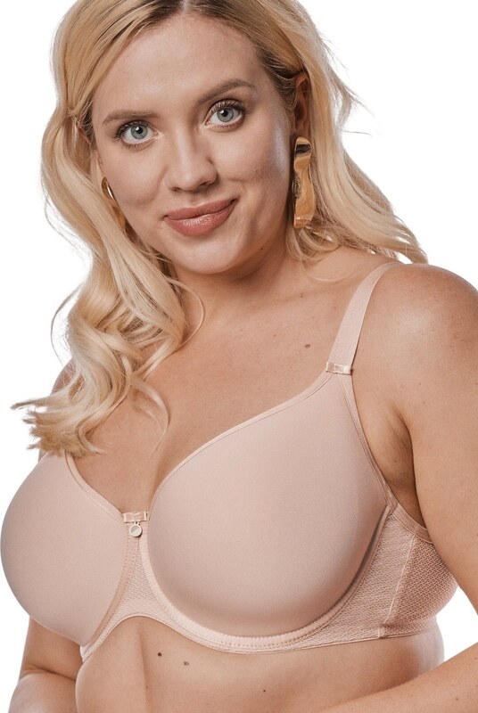 Béžová hladká podprsenka Mefemi Celine