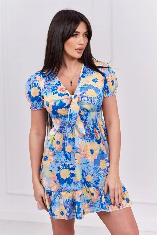 Kesi Květinové šaty Lulu s výstřihem do V