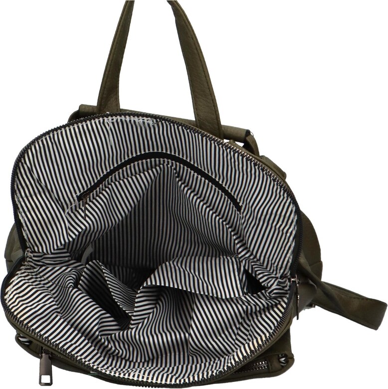 Dámský kabelko/batoh tmavě zelený - MaxFly Candys zelená