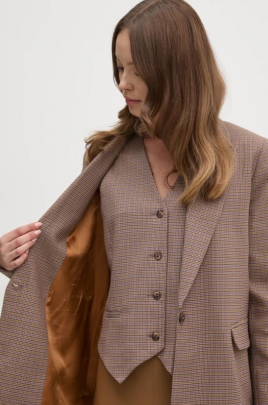 Blazer s příměsí vlny La Petite Française PFVAILLANTE