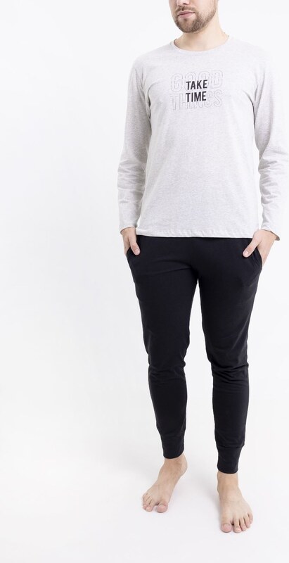 Pánské dlouhé pyžamo Leptir 512