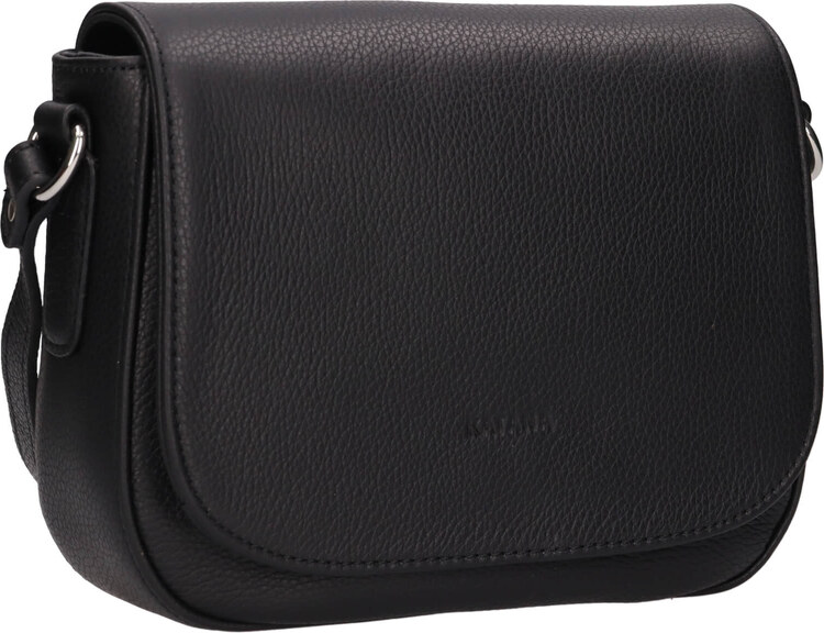 Kožená dámská crosbody kabelka Katana Alix - černá