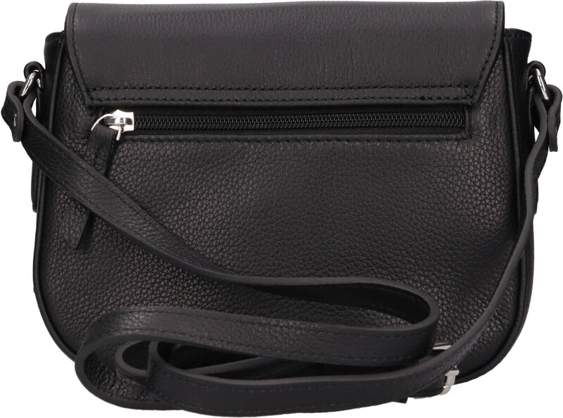Kožená dámská crosbody kabelka Katana Alix - černá