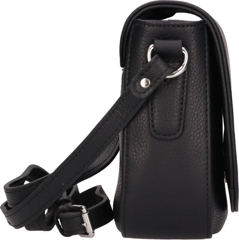 Kožená dámská crosbody kabelka Katana Alix - černá