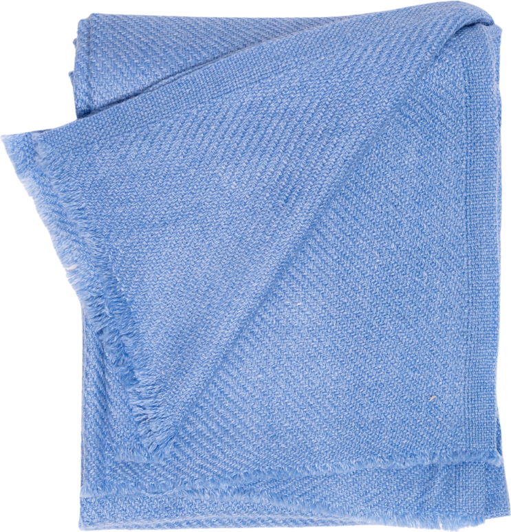 Pashmii 100% Kašmírová šála SKY modrá