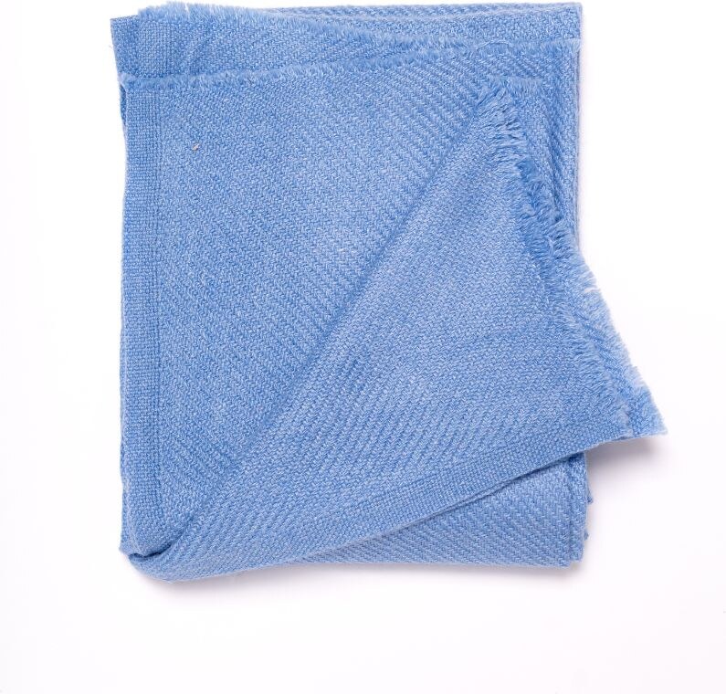 Pashmii 100% Kašmírová šála SKY modrá