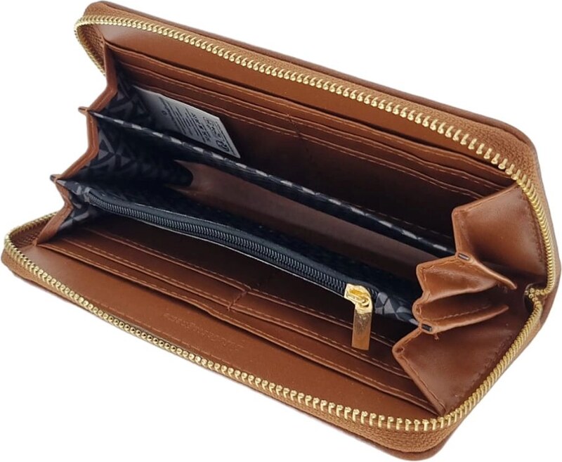 LULU CASTAGNETTE Exkluzívní dámská peněženka hnědá 1LS2C