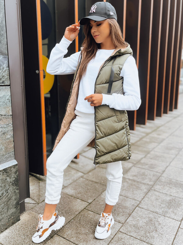 Dámská oboustranná vesta ONADE Barva zelená DSTREET TY3724