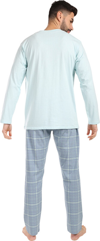 Pánské pyžamo Gino zelené (79177-LxGMGA)