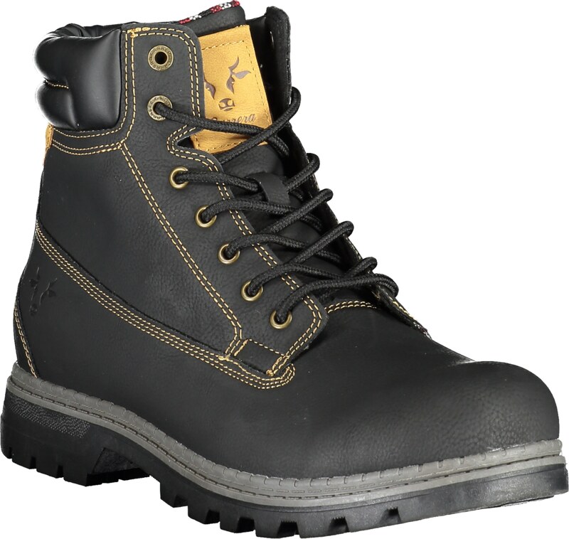 Černé pánské kotníkové boty Carrera