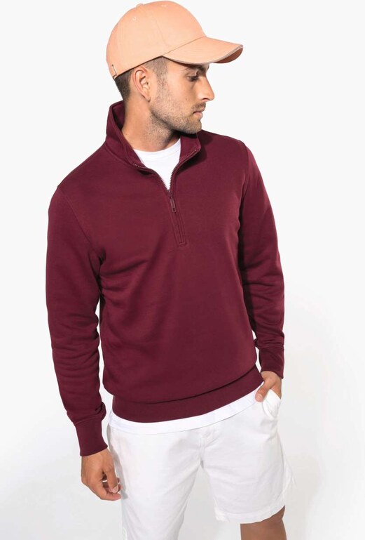 Kariban Pánská fleecová mikina na zip Zipped –