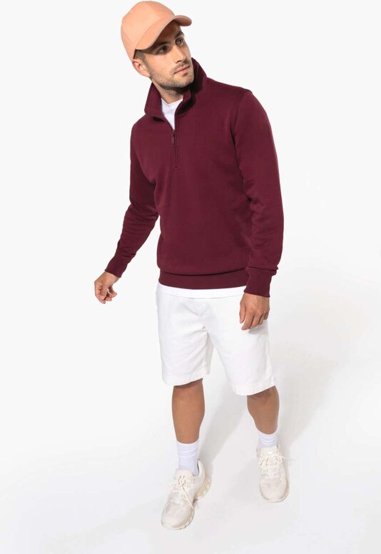 Kariban Pánská fleecová mikina na zip Zipped –