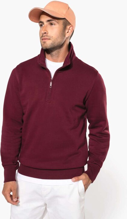 Kariban Pánská fleecová mikina na zip Zipped –