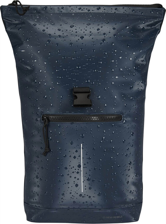 Velký rolovací batoh New Rebels Droplets - modrá