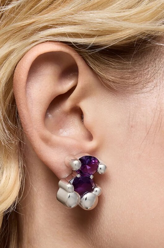 Stříbrné náušnice Tous Bold Bear Lab