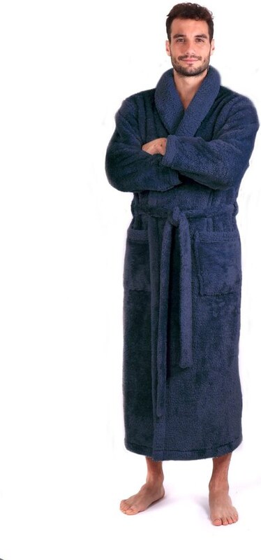 VESTIS Unisex dlouhý hřejivý župan ALTA tmavě modrá