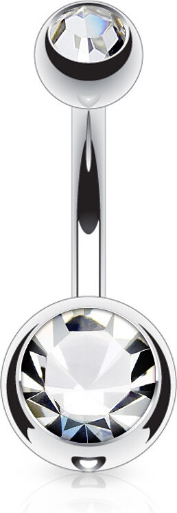 Atreya Titanový piercing do pupíku s barevnými zirkony Merey