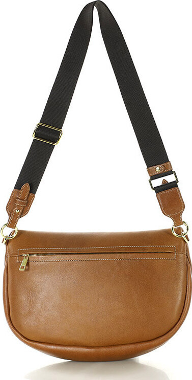 MARCO MAZZINI Hnědá dámská kožená ledvinka