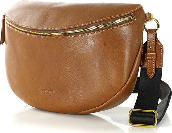 MARCO MAZZINI Hnědá dámská kožená ledvinka