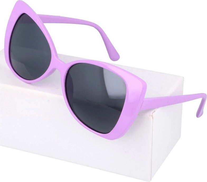 Sunmania Fialové dámské kočičí brýle "Sphynx"