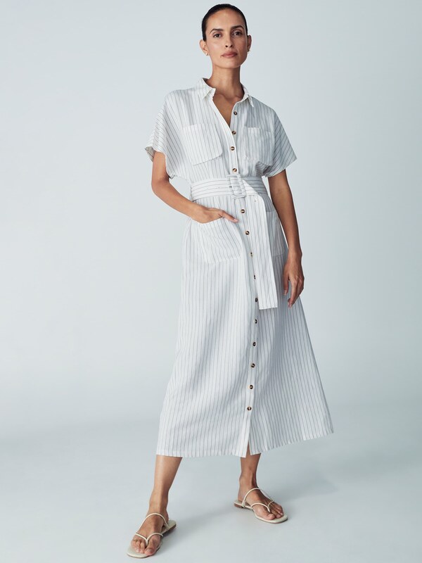 Willa Košilové šaty 'Wichita' černá / bílá