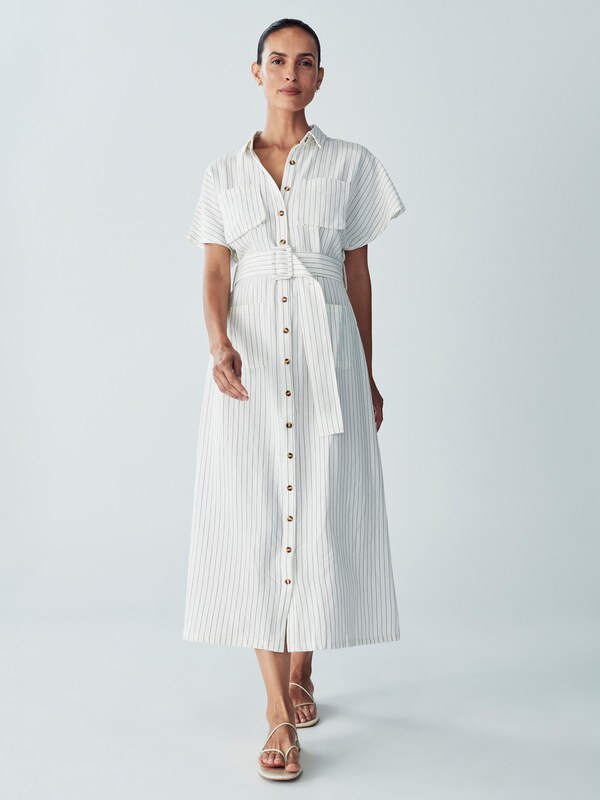 Willa Košilové šaty 'Wichita' černá / bílá