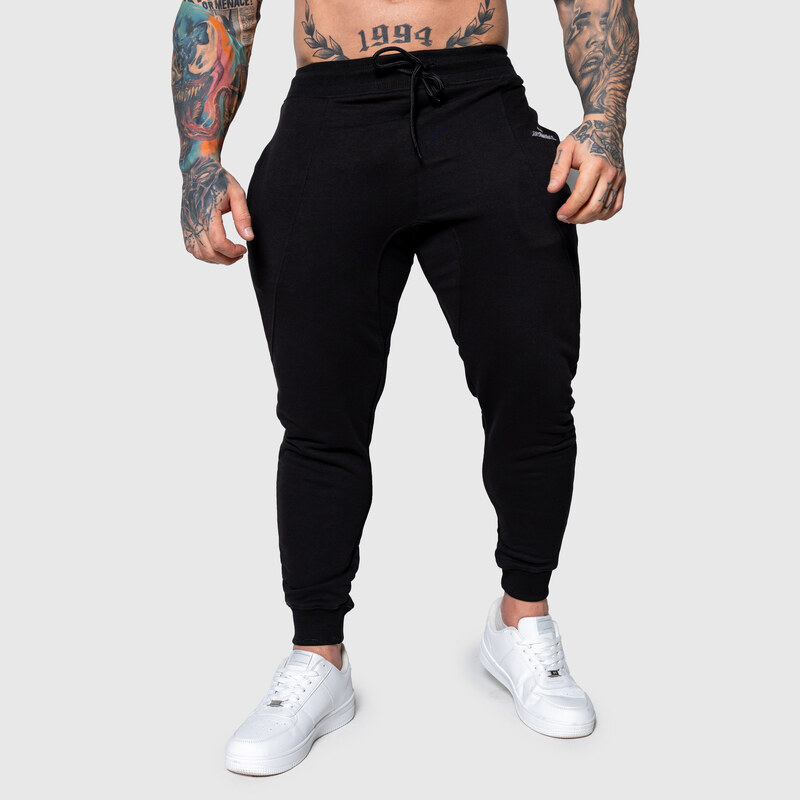 Pánské sportovní tepláky Iron Aesthetics Flexi, černé