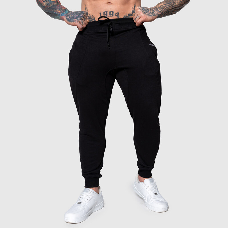 Pánské sportovní tepláky Iron Aesthetics Flexi, černé