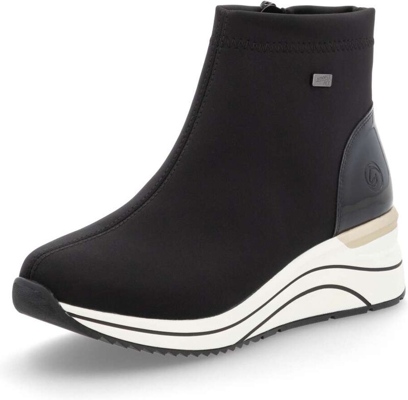 RIEKER Dámská kotníková obuv REMONTE D0T73-03 černá