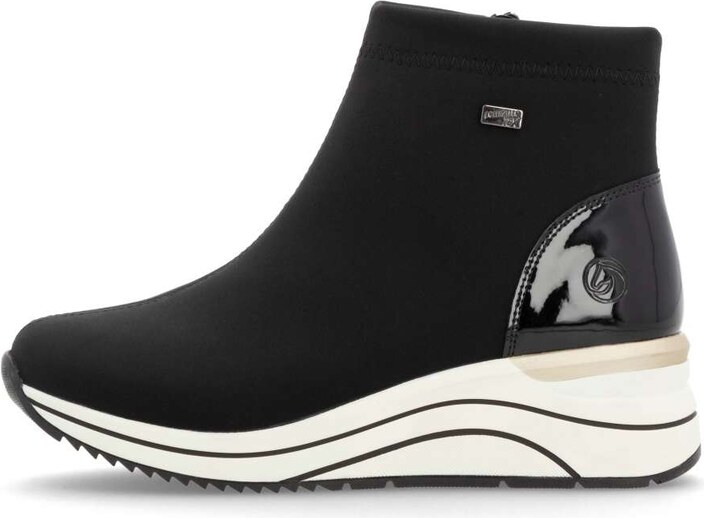 RIEKER Dámská kotníková obuv REMONTE D0T73-03 černá