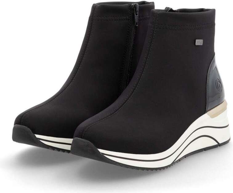 RIEKER Dámská kotníková obuv REMONTE D0T73-03 černá