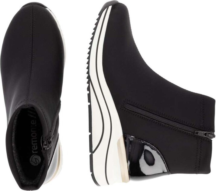 RIEKER Dámská kotníková obuv REMONTE D0T73-03 černá