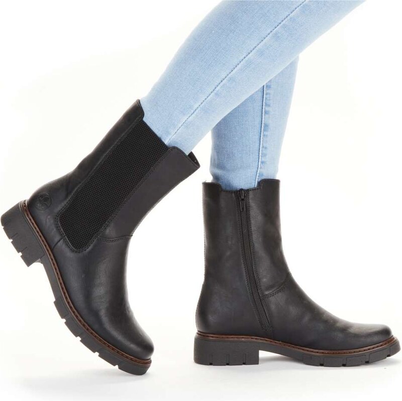 Dámská kotníková obuv RIEKER Z3582-00 černá