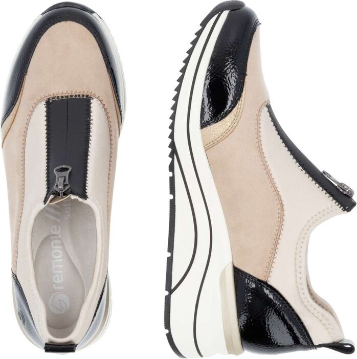 RIEKER Dámské tenisky REMONTE D0T08-60 béžová