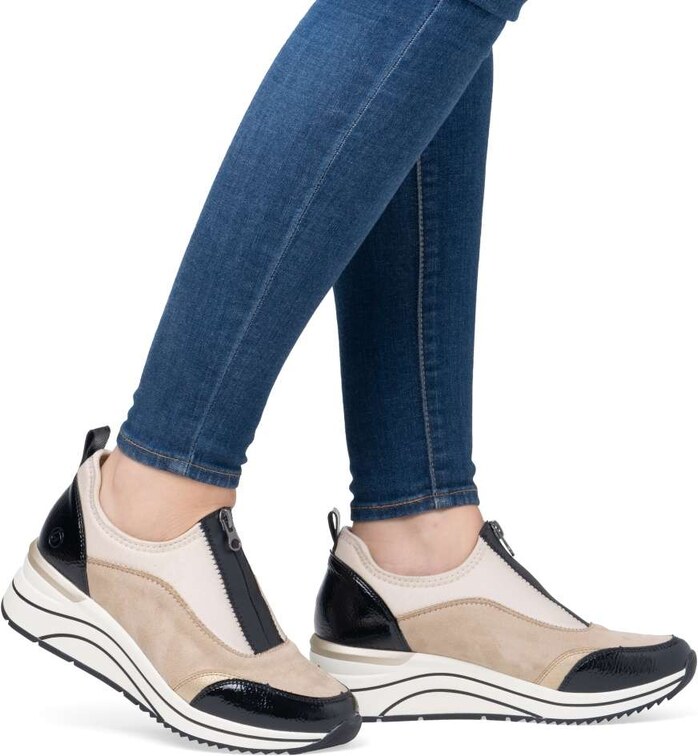 RIEKER Dámské tenisky REMONTE D0T08-60 béžová